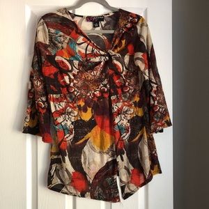 Peck & Peck multi-colored shirt, Medium